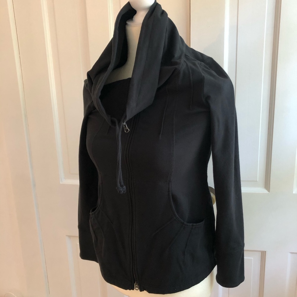 REI Black zip sweatshirt